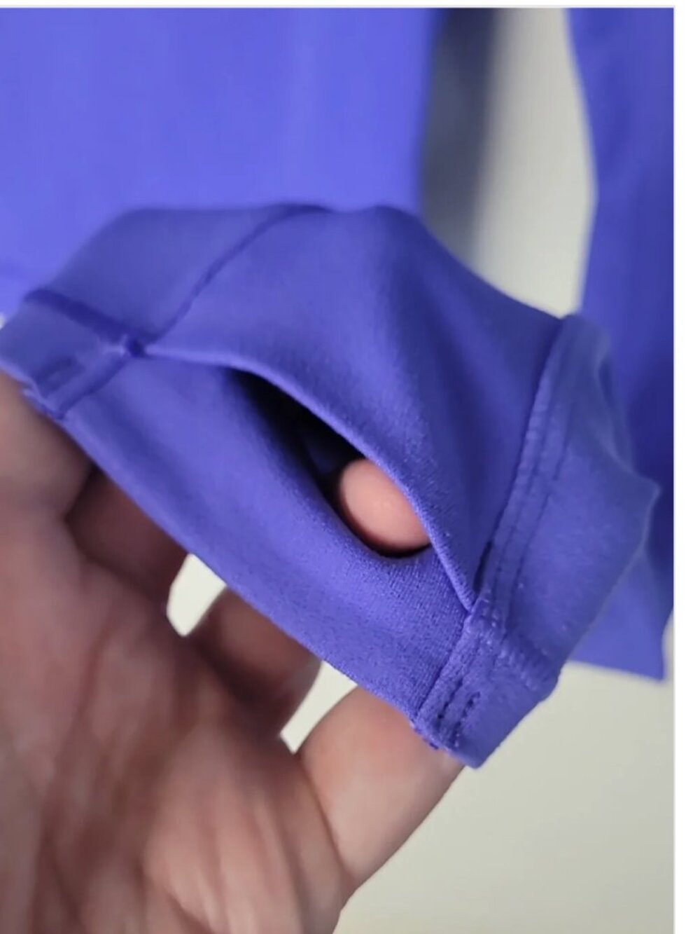 Athleta Transcend Wrap Top | Blue XS - Picture 3 of 3